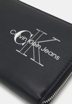 Calvin Klein Jeans SCULPTED ZIP AROUND TWO TONE - Portefeuille - Black -Calvin Klein Elegant Magasin f15a12853d944ba49f17a5b5420259d0