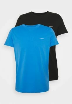 Calvin Klein Jeans 2 PACK - T-shirt Basique - Mesmerizing Blue/ Black -Calvin Klein Elegant Magasin f15d0f56b52048349707d0fb7cc7bcc2