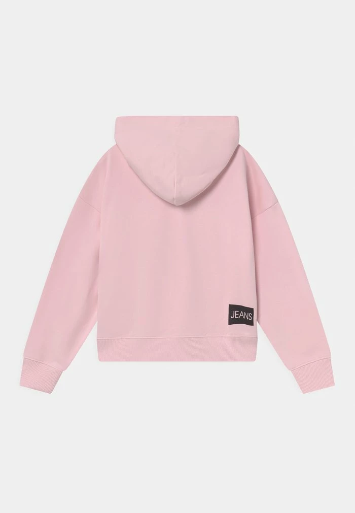 Calvin Klein Jeans INSTITUTIONAL CROPPED HOODIE - Sweatshirt - Sweetest Pink 2 Calvin Klein Jeans INSTITUTIONAL CROPPED HOODIE - Sweatshirt - Sweetest Pink – Image 2