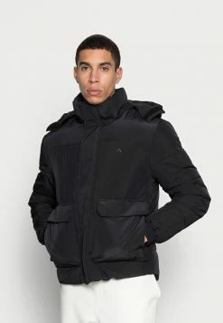 Calvin Klein Jeans DOWN HOODED PUFFER - Veste D'hiver - Black