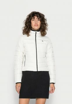 Calvin Klein Jeans REPEAT LOGO FITTED JACKET - Veste D'hiver - Tofu