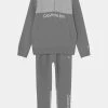 Calvin Klein Jeans ZIP-UP SET - Survêtement - Mid Grey Heather