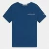 Calvin Klein Jeans CHEST LOGO - T-shirt Imprimé - Naval Blue