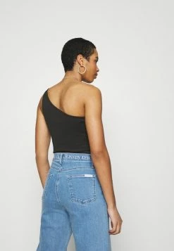 Calvin Klein Jeans PRIDE ASYMMETRICAL BODY - Débardeur - Black -Calvin Klein Elegant Magasin f44546a209ee47a7932ac2640f5962ee
