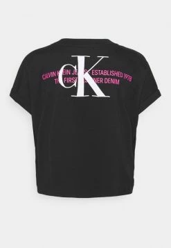 Calvin Klein Jeans URBAN LOGO TEE - T-shirt Imprimé - Black -Calvin Klein Elegant Magasin f551a30e56574f20924a5f1e0053d4bd
