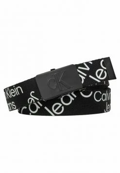 Calvin Klein Jeans Ceinture - Black Stacked Logo Aop