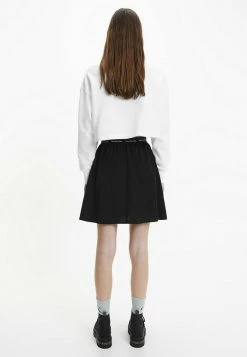 Calvin Klein Jeans Sweatshirt - Bright White -Calvin Klein Elegant Magasin f566504c34be4ac2961ba23e7aecf010