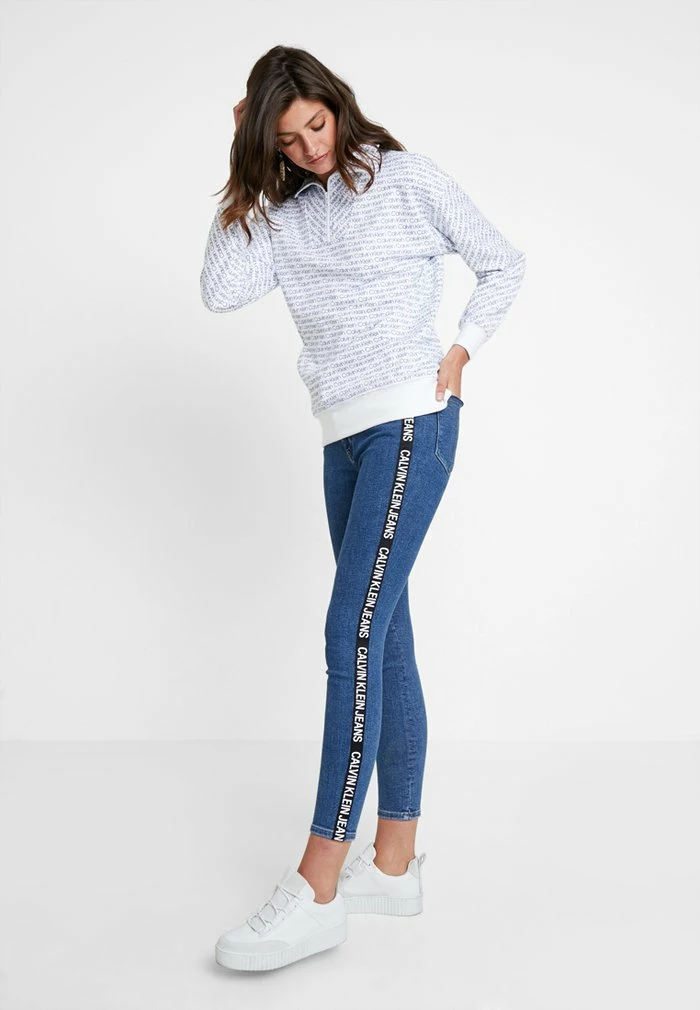 Calvin Klein Jeans 010 HIGH RISE SKINNY ANKLE - Jeans Skinny - Dark Blue Denim 2 Calvin Klein Jeans 010 HIGH RISE SKINNY ANKLE - Jeans Skinny - Dark Blue Denim – Image 2