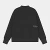 Calvin Klein Jeans MONOGRAM EMBROIDERY - Sweatshirt - Black