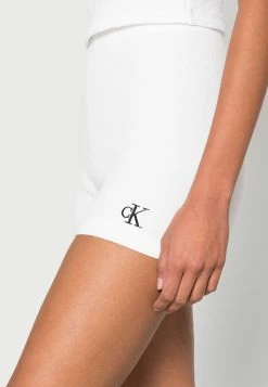 Calvin Klein Jeans HIGH RISE SLUB - Short - Bright White -Calvin Klein Elegant Magasin f670026943694a11bcf397d432ca3151