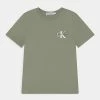 Calvin Klein Jeans CHEST MONOGRAM - T-shirt Basique - Forest Khaki