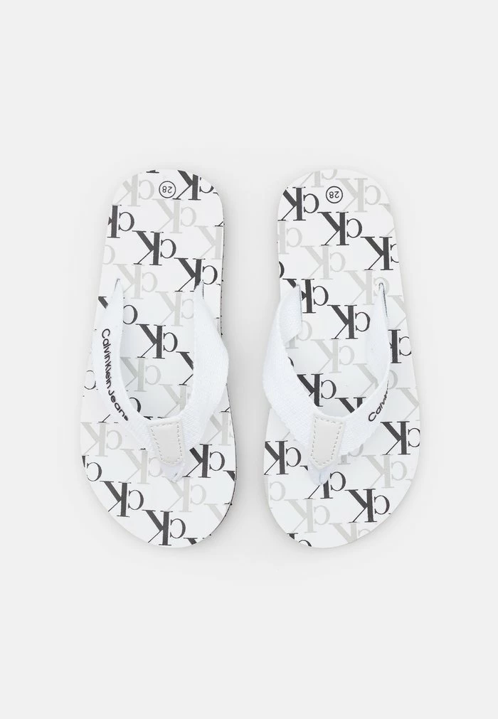 Calvin Klein Jeans UNISEX - Tongs - White 4 Calvin Klein Jeans UNISEX - Tongs - White – Image 4