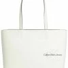 Calvin Klein Jeans SCULPTED TWO TONE - Cabas - Weiss