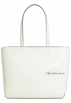 Calvin Klein Jeans SCULPTED TWO TONE - Cabas - Weiss