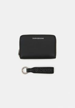 Calvin Klein Jeans ZIP AROUND KEYFOB SET - Portefeuille - Black