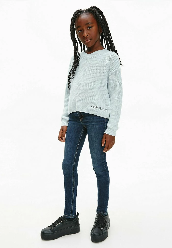 Calvin Klein Jeans Pullover - Arctic Ice 1 Calvin Klein Jeans Pullover - Arctic Ice