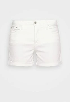 Calvin Klein Jeans MID RISE - Short En Jean - White -Calvin Klein Elegant Magasin f9f675631b164d01bae2f4b5d3ea327f
