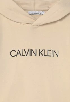 Calvin Klein Jeans INSTITUTIONAL LOGO - Sweat à Capuche - Muslin -Calvin Klein Elegant Magasin fb4f7c5c648f4cb68160aa36effbfc5a