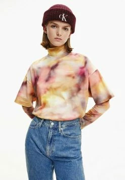 Calvin Klein Jeans ALL OVER PRINT TEE - T-shirt Imprimé - Blurred Abstract Aop