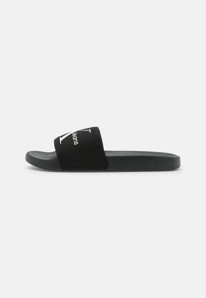 Calvin Klein Jeans SLIDE MONOGRAM - Mules - Black 2 Calvin Klein Jeans SLIDE MONOGRAM - Mules - Black – Image 2