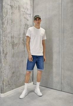 Calvin Klein Jeans SLIM - Short En Jean - Denim Medium