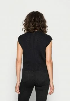 Calvin Klein Jeans MONOGRAM EMBROIDERY VEST - Pullover - Black -Calvin Klein Elegant Magasin fcf417aad0584ab2b4a562cf8bedac27