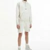 Calvin Klein Jeans STACKED LOGO RLXD - Sweatshirt - Eggshell