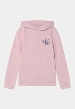 Calvin Klein Jeans SMALL MONOGRAM HOODIE UNISEX - Sweatshirt - Sweetest Pink