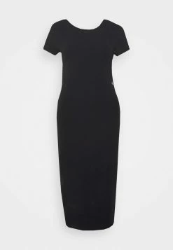 Calvin Klein Jeans OPEN BACK DRESS - Robe En Jersey - Black -Calvin Klein Elegant Magasin fd584fb76d5b41a08410875c2e2560a9