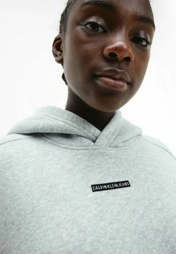 Calvin Klein Jeans Sweat à Capuche - Light Grey Heather -Calvin Klein Elegant Magasin fd718f80055a41fc8611b9ba2ed62d0b