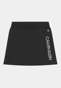 Calvin Klein Jeans INSTITUTIONAL LOGO SKIRT - Minijupe - Black