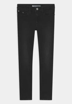 Calvin Klein Jeans SUPER SKINNY - Jeans Skinny - Essential Ebony Black