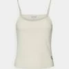 Calvin Klein Jeans STRAPPY - Débardeur - Eggshell