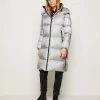 Calvin Klein Jeans SHINY LONG PUFFER - Doudoune - Marble Grey